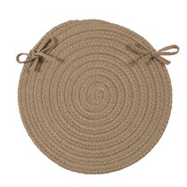 Braided chair pads online with ties